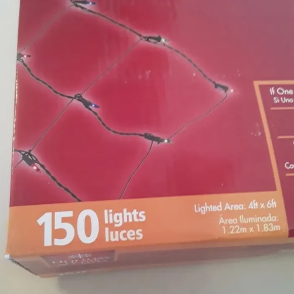 Mini net lights Christmas decor party. - Picture 4 of 5